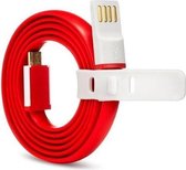 Câble Micro-USB Original OnePlus 1m Rouge / Blanc