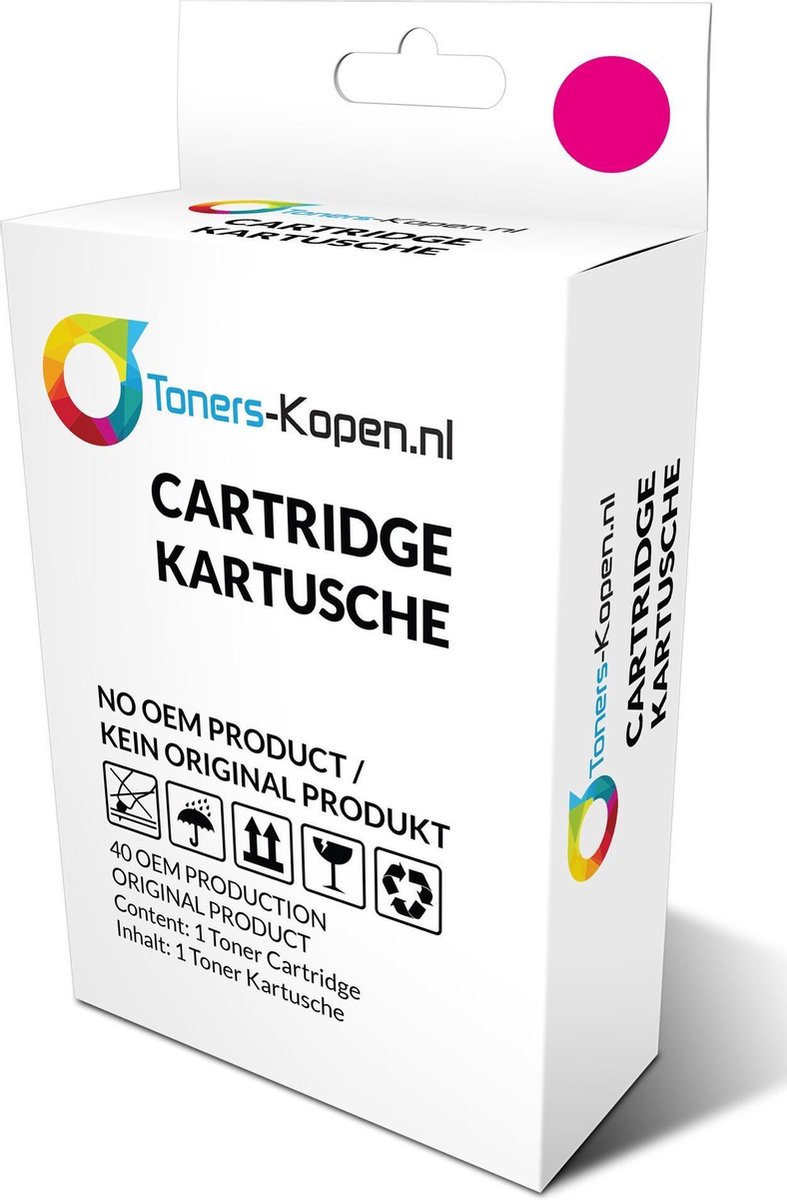 Epson C-13T15734010 - Inktcartridge Magenta - 14 ml - Huismerk Compatible - Geschikt voor Epson Stylus foto R3000 - C13T15734010 IECM157N alternatief - Epson inktcartridge