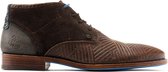 Rehab Footwear Salvador Zig Zag Formal Shoe Men Brown 44