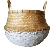 Traditionele Rice Baskets (set van 2) - Duurzaam en Handgemaakt - XL - 50x50cm en 45x35cm