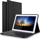 Lenovo Tab 4 10 Toetsenbord Hoes hoesje - Just in Case - Effen Zwart - Kunstleer