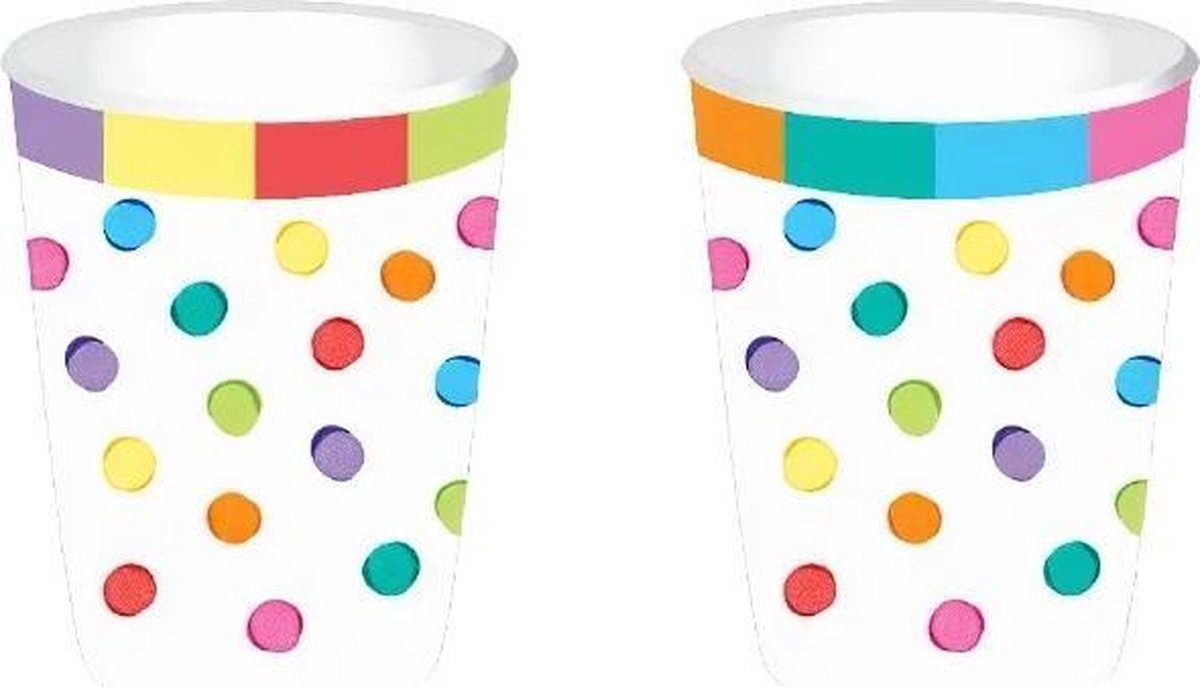 Goedkoopste Haza Original Feestbekers 250 Ml Papier Wit 8 Stuks