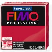 FIMO professional - ovenhardende, professionele boetseerklei blok 85 g - Karmijn rood