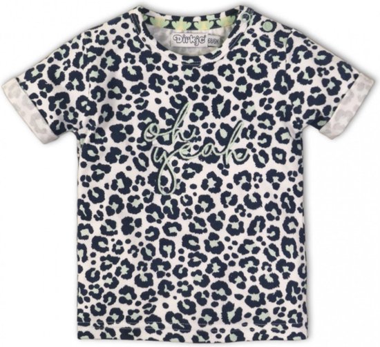 Blouse Panterprint Blauw | Musthavesforreal.com