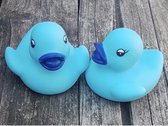 Badeendje baby blauw (set van 15 badeendjes) - geboorte bedankje