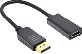 HMerch™ DisplayPort naar HDMI - DisplayPort to HDMI adapter - DP naar HDMI - DP kabel - DP naar HDMI kabel - Zwart