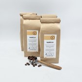 Vanilla gearomatiseerde koffiebonen - 1kg