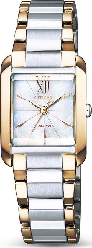 Oneerlijk formule Controverse Citizen Bianca Horloge - Citizen dames horloge - Bicolor - diameter 30 mm -  roestvrij... | bol.com