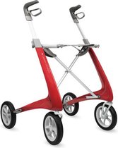 Ultralight Carbon Rollator Rood - Standaard