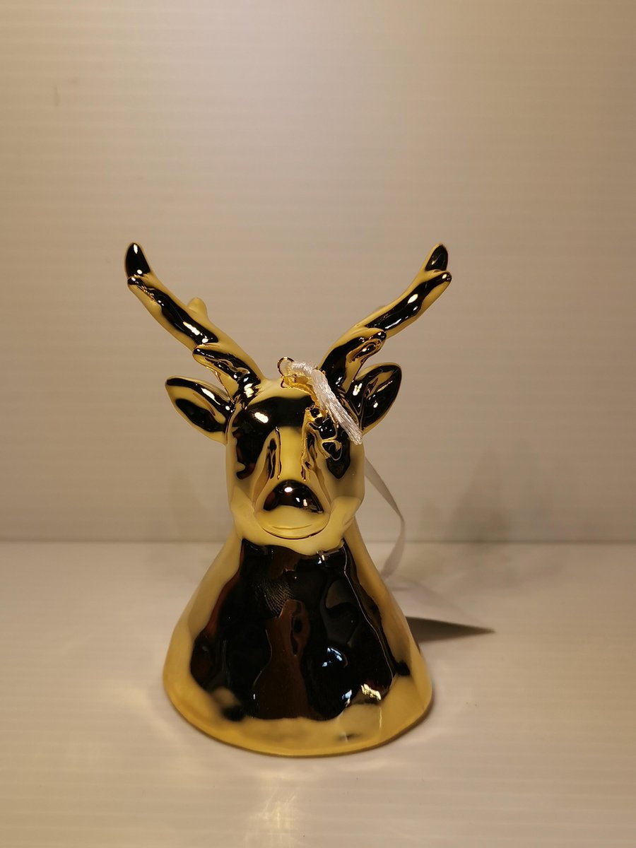 Gouden Hert belletje om ergens op te zetten of om op te hangen