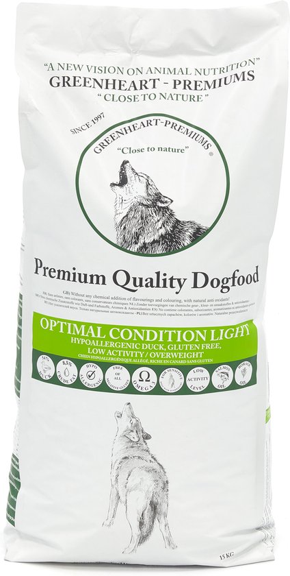 Greenheart Optimal Condition Light 4kg hondenvoeding