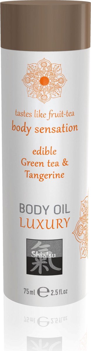 Luxe Eetbare Body Oil - Groene Thee & Mandarijn