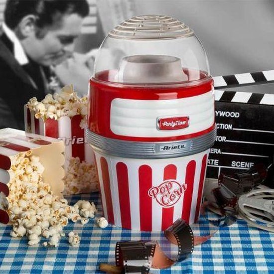Ariete 2957/00 - 50's Style Popcornmachine - 1100 Watt - Bereidingstijd: 60 gram in 2 min - rood — afbeelding 5