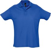 SOLS Heren Zomer II Pique Poloshirt met korte mouwen (Koningsblauw)