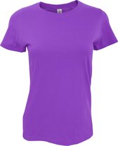SOLS Dames/dames Imperial Heavy Short Sleeve T-Shirt (Lichtpaars)