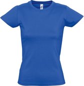 SOLS Dames/dames Imperial Heavy Short Sleeve T-Shirt (Koningsblauw)