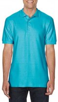 Gildan Heren Premium Katoen Sport Dubbele Pique Polo Shirt (Lagoon Blauw)