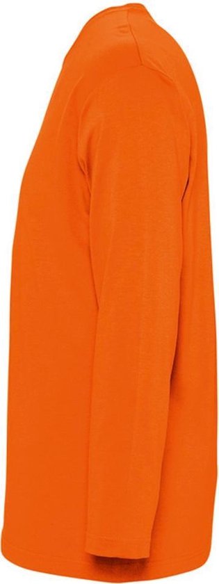 SOLS Heren Monarch T-Shirt met lange mouwen (Oranje) - Sols