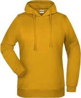 James And Nicholson Vrouwen/dames Basic Hoodie (Goudgeel)