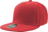 Atlantis Snap Back Flat Visor 6 Panel Cap (Rood)