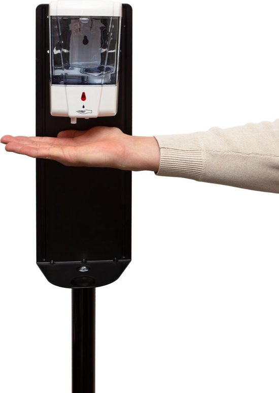 Desinfectie Zuil - Desinfectie Paal - Desinfecterende alcohol dispenser - Automatisch Dispenser