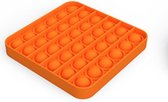 ColourFam Fidget Toy Pop it | Oranje Vierkant | Stress Verlagend | Fidget Popper | Fidget Speelgoed | Fidget Toys Pop it Tiktok | Fidget Pad
