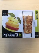 Royal Leerdam Mix & Match Longdrinkglazen 6 X