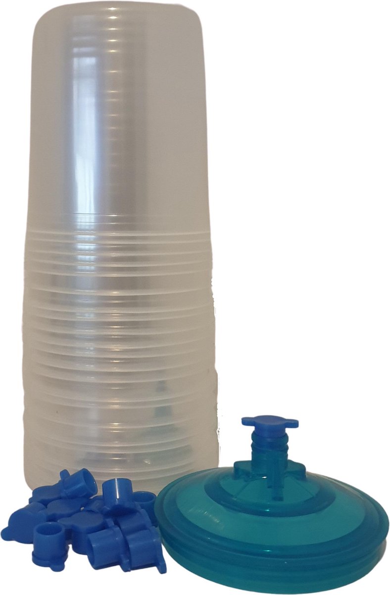 PPS binnencup 400ml set 190micron kleurloos