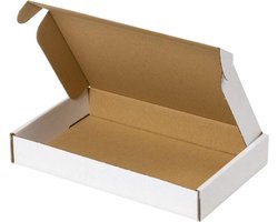 Verzenddoos 180 x 115 x 28 mm (A6) - 100 stuks