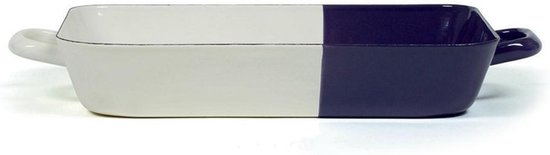 Spelen met versneller Beperking Riess Ovenschaal - 33 x 20 cm - Crème Pruim met handgreep - 33 cm - Oven -  Schaal -... | bol.com