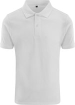 AWDis Just Polos Mens Stretch Pique Polo Shirt (Wit)