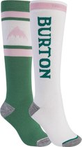 Burton Wintersportsokken - Maat 34-38 - Vrouwen - wit/groen/roze