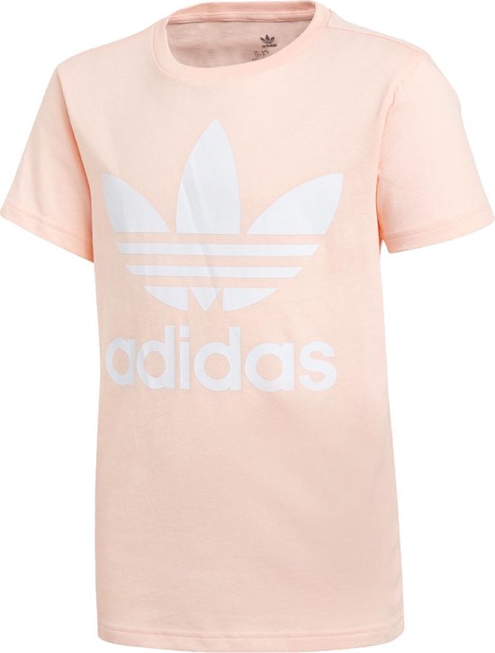 ontspannen Plunderen verdrietig adidas T-shirt - Meisjes - roze/wit | bol.com