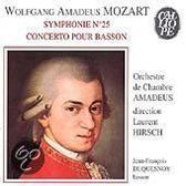 Mozart: Symphonie no 25, Concerto pour Bassoon / Hirsch