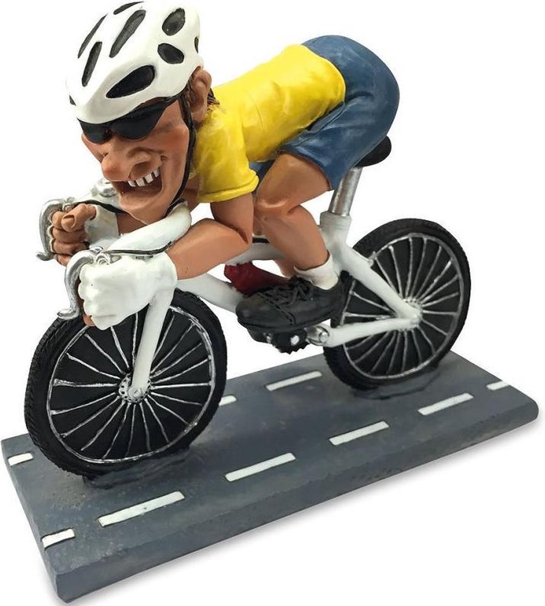 Professions figurine cycliste porteur maillot jaune vélo de course Warren  Stratford