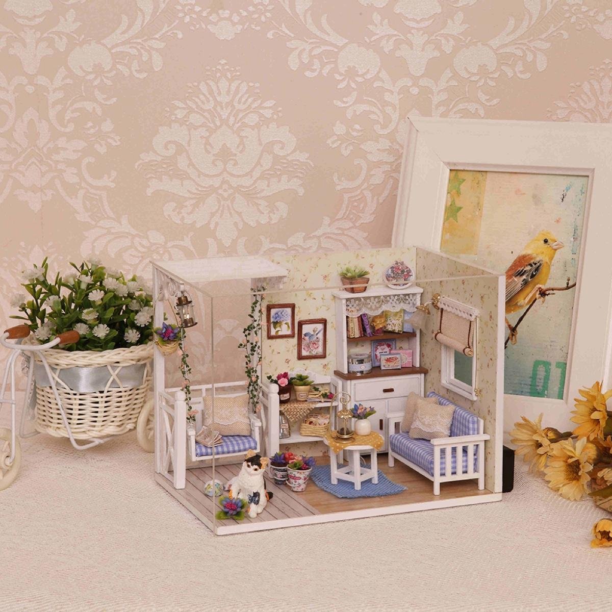 CUTE ROOM - DIY Miniatuur Houten Poppenhuis Bouwpakket