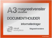 Fenêtre magnétique A3 (effaçable) - Orange