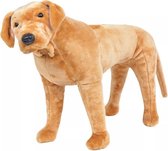 Staande Knuffel Labrador Hond 79x56 cm - Knuffel staand pluche