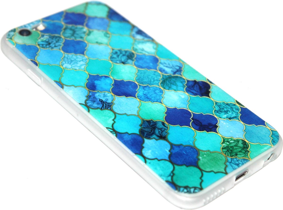 Scrub hoesje groen Geschikt voor iPhone 6 / 6S
