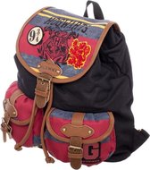 Bioworld Harry Potter knapsack with stripes and patches