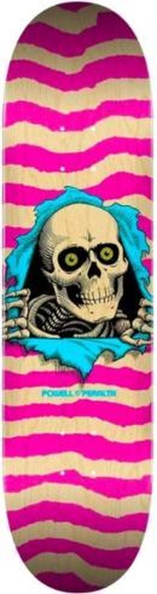 Powell Peralta Ripper 8.25 skateboard deck pink / natural | bol