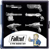 Fallout Weapon Pin Badge Set of Six