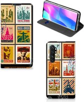 Beschermhoesje Xiaomi Mi Note 10 Lite Telefoonhoesje Design Postzegels
