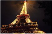 Poster – Onderkant Eiffeltoren uit Parijs - 60x40cm Foto op Posterpapier