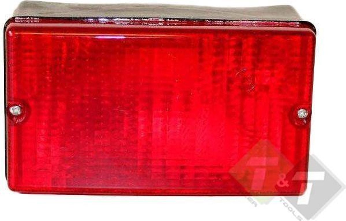 mist achterlicht 125x75x55mm met schakelaar - mist lamp - achterlicht - mistlicht - mistlamp