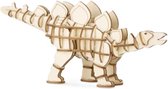 Kikkerland Stegosaurus 3D houten puzzel - Inclusief instructies - Dinosaurus - DIY