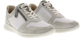 Hartjes Sneakers Dames - Lage sneakers / Damesschoenen - Leer - 1621122 - Gebroken wit combi - Maat 40