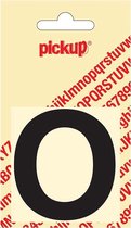 Pickup plakletter Helvetica 60 mm - zwart O