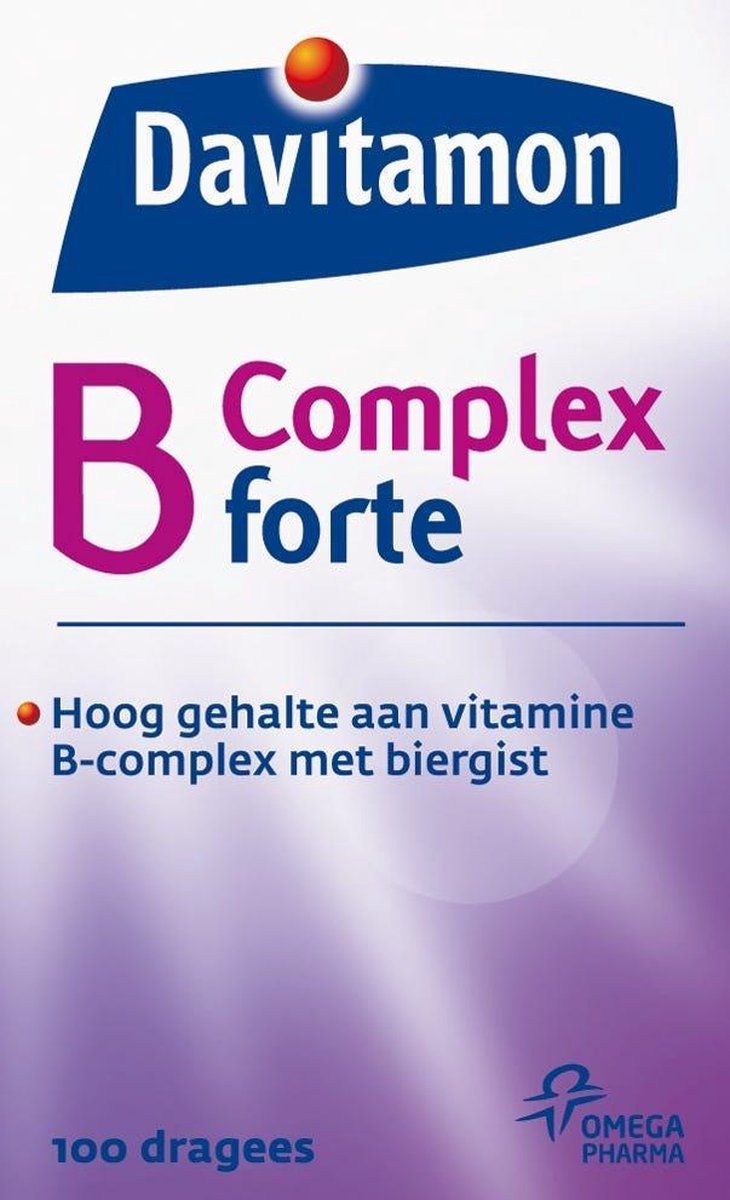 opschorten Concreet Onschuldig Davitamon vitamine B-Complex Forte met Biergist en vitamine B12 - 100  Tabletten | bol.com