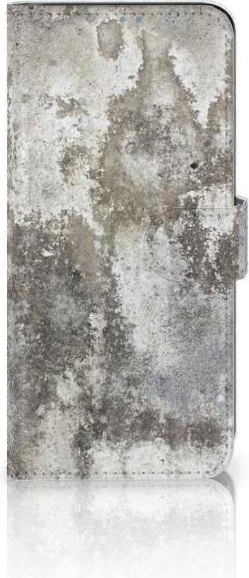 Case Cover pour OPPO Reno4 Z Portefeuille Béton